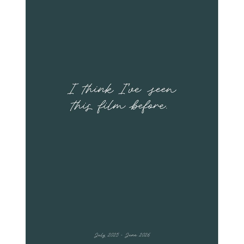 Seen Film Academic 2026 Monthly Planner Main Image