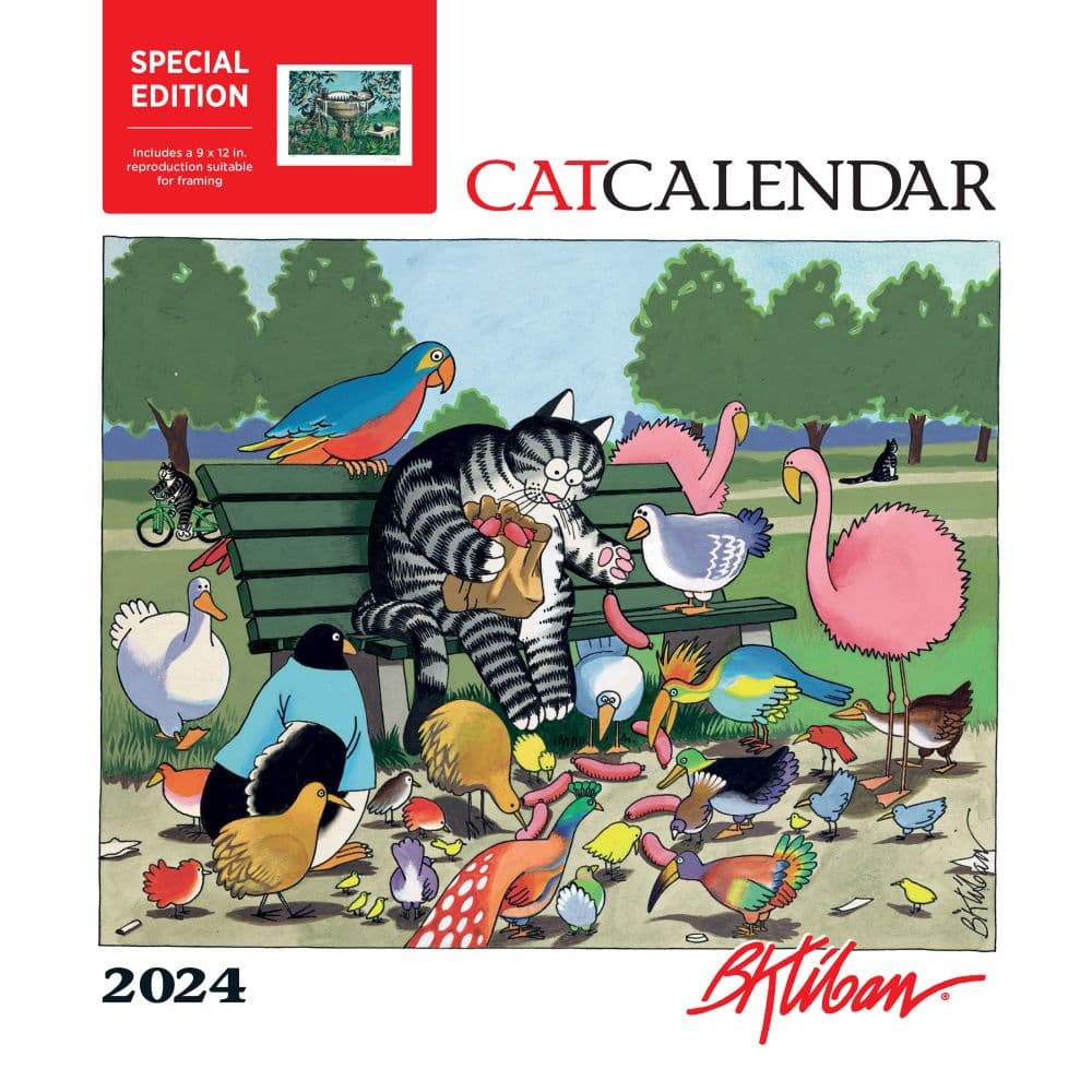 Kliban Cat Special Edition 2024 Wall Calendar