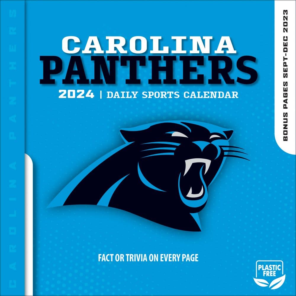 NFL Carolina Panthers 2025 Desk Calendar