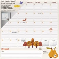 image Family Design 2026 Magnetic Desk Calendar Main Product Image