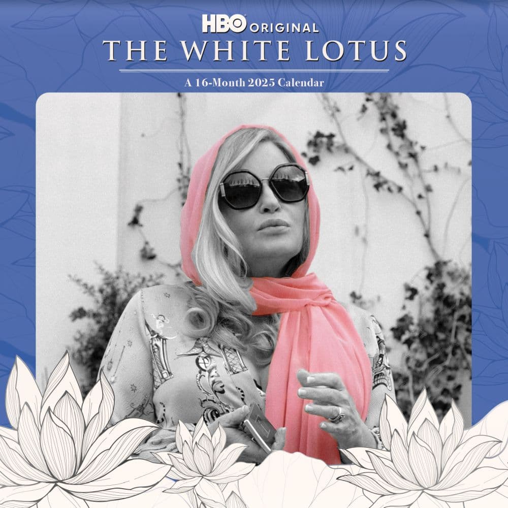 White Lotus 2025 Wall Calendar  Main Image