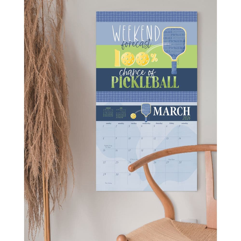 Pickleball Is Life 2026 Wall Calendar Fourth Alternate Image