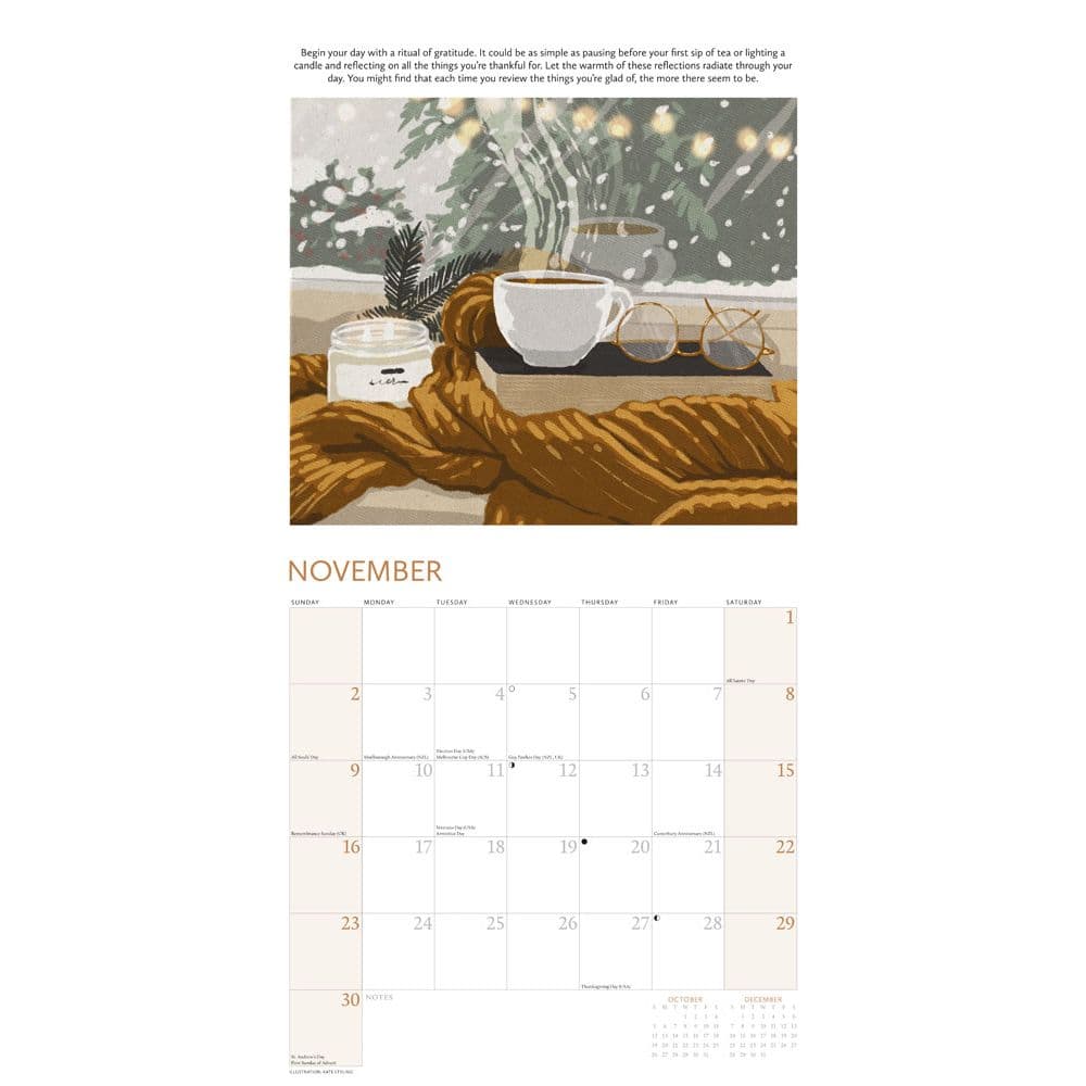 Breathe 2025 Wall Calendar Fourth Alternate Image width="1000" height="1000"