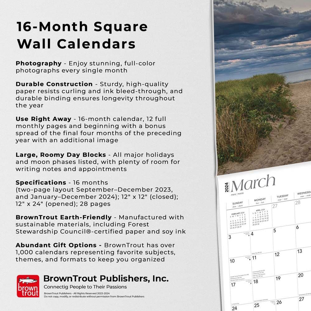 Maine Coast 2024 Wall Calendar