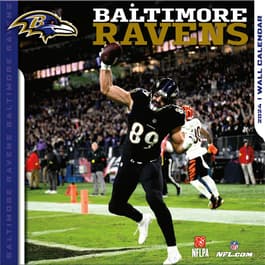 Baltimore Ravens 2024 Wall Calendar