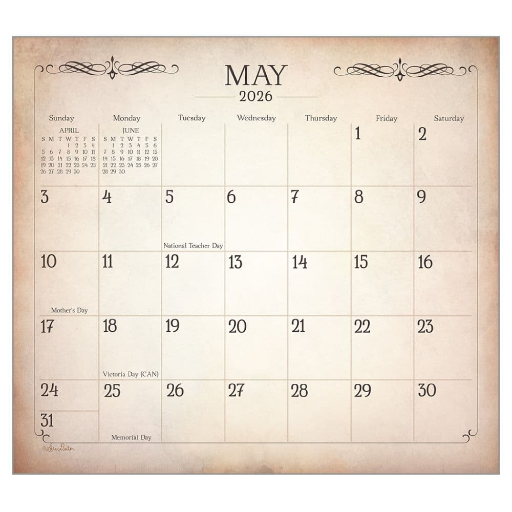 Land That I Love by Lori Deiter 2026 Wall Calendar Third Alternate Image