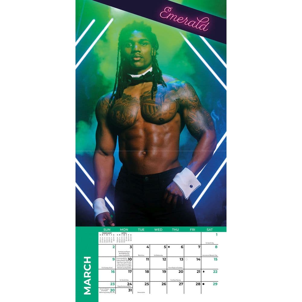 Chippendales 2025 Mini Wall Calendar Calendars com Chippendales 2025 Mini Wall Calendar Calendars com