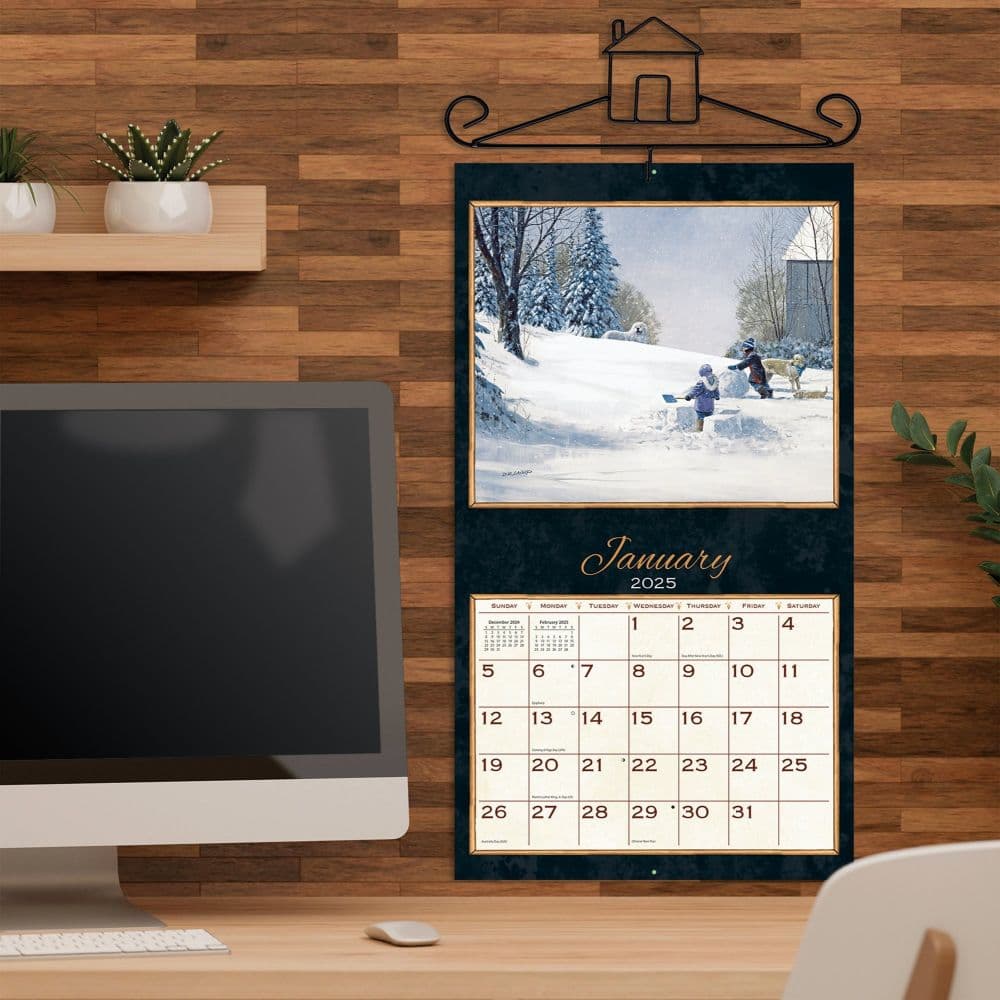 Treasured Times by D.R. Laird 2025 Wall Calendar
