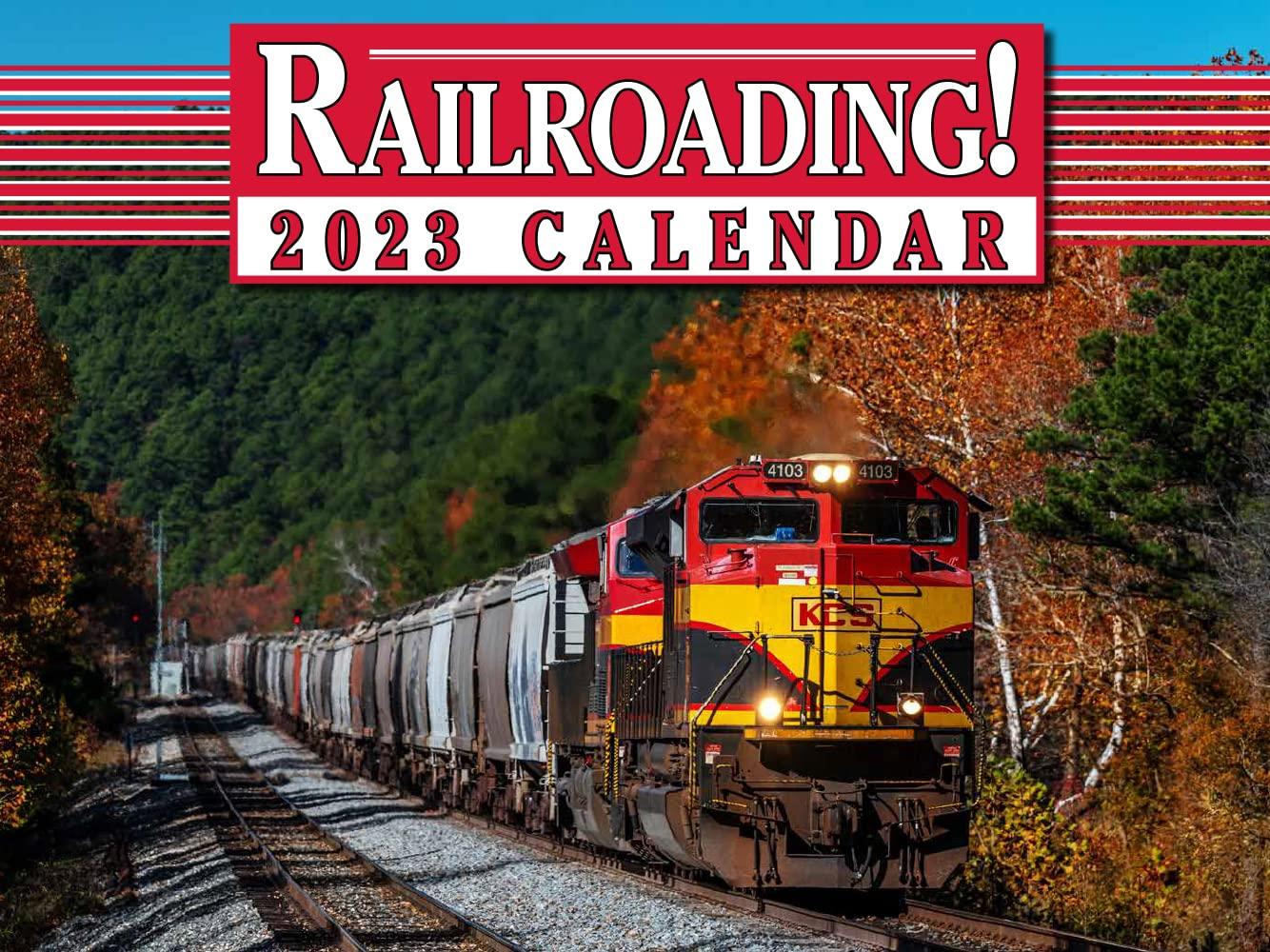 Trains Railroading 2023 Wall Calendar