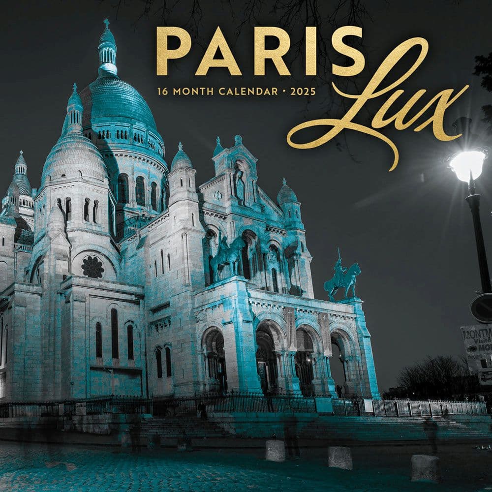 Paris Lux 2025 Mini Wall Calendar Main Image