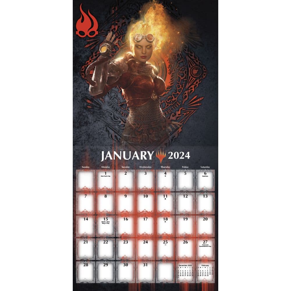 Magic the Gathering 2024 Wall Calendar