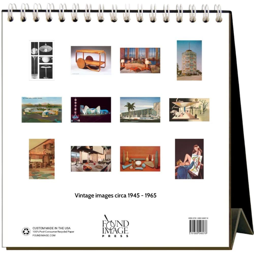 Mid-Century Modern 2026 Easel Desk Calendar First Alternate Image