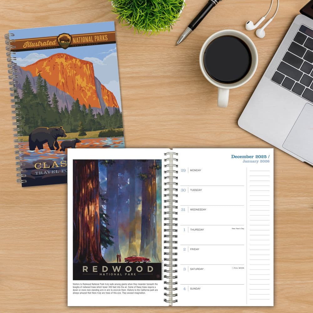 National Parks Classic Posters 2026 Engagement Planner Fourth Alternate Image