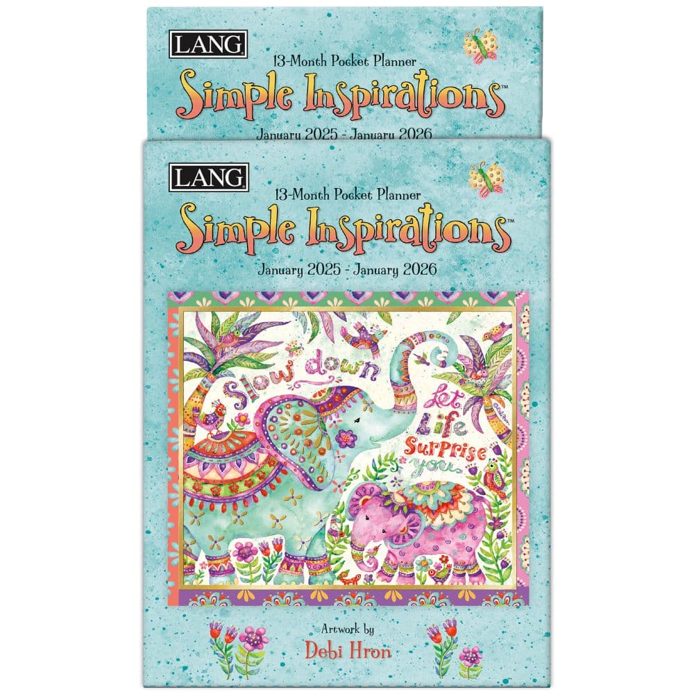 Simple Inspirations 2025 Monthly Pocket Planner by Debi Hron