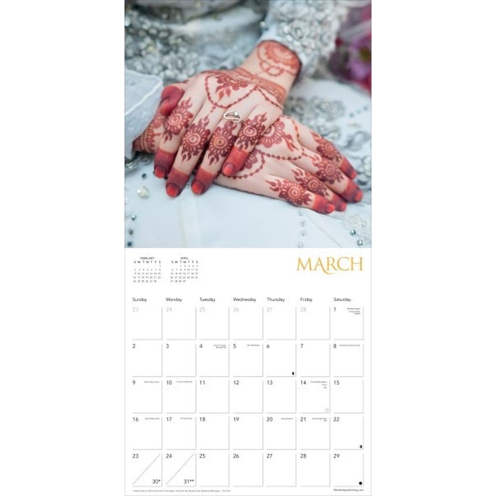 Henna Hand 2025 Wall Calendar Second Alternate Image