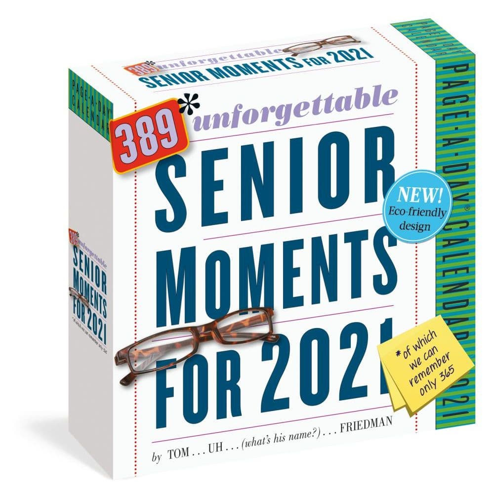 Unforgettable Senior Moments Desk Calendar