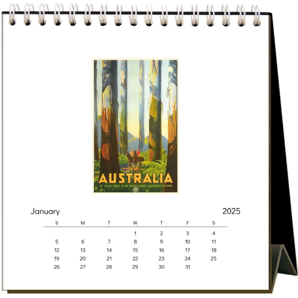 Around the World 2025 Easel Desk Calendar Second Alternate Image width="1000" height="1000"