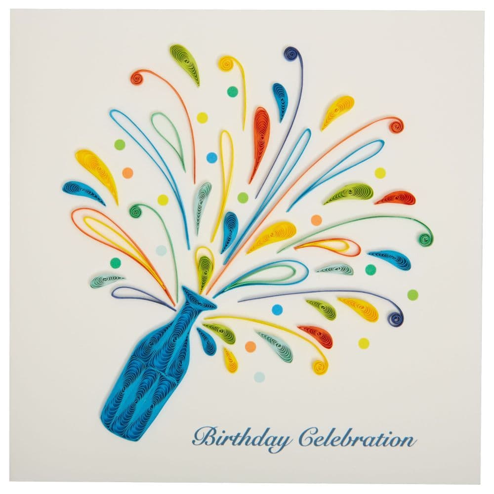 Birthday Celebration Quilling Birthday Card First Alternate Image width=&quot;1000&quot; height=&quot;1000&quot;