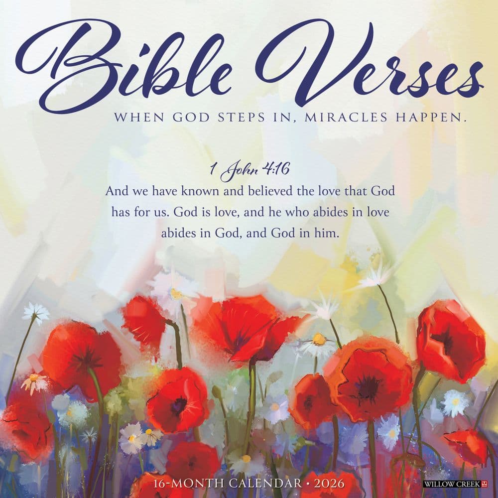 image Bible Verses 2026 Wall Calendar Main Product Image