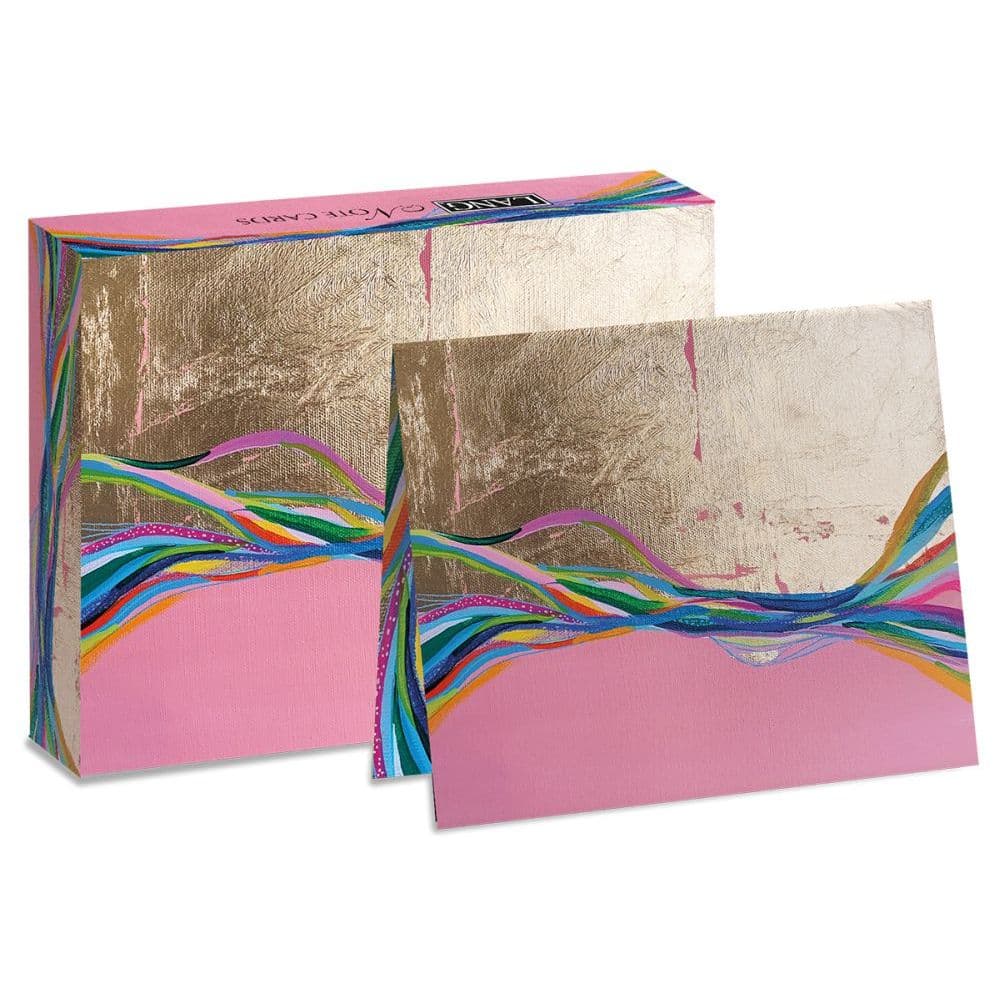 Rainbow Riviera Boxed Note Cards (13 pack) w/ Decorative Box by EttaVee