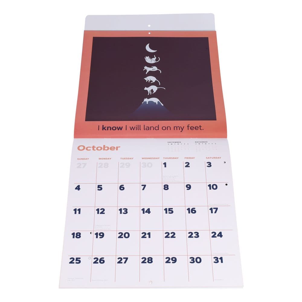 Catffirmations 2026 Wall Calendar First Alternate Image