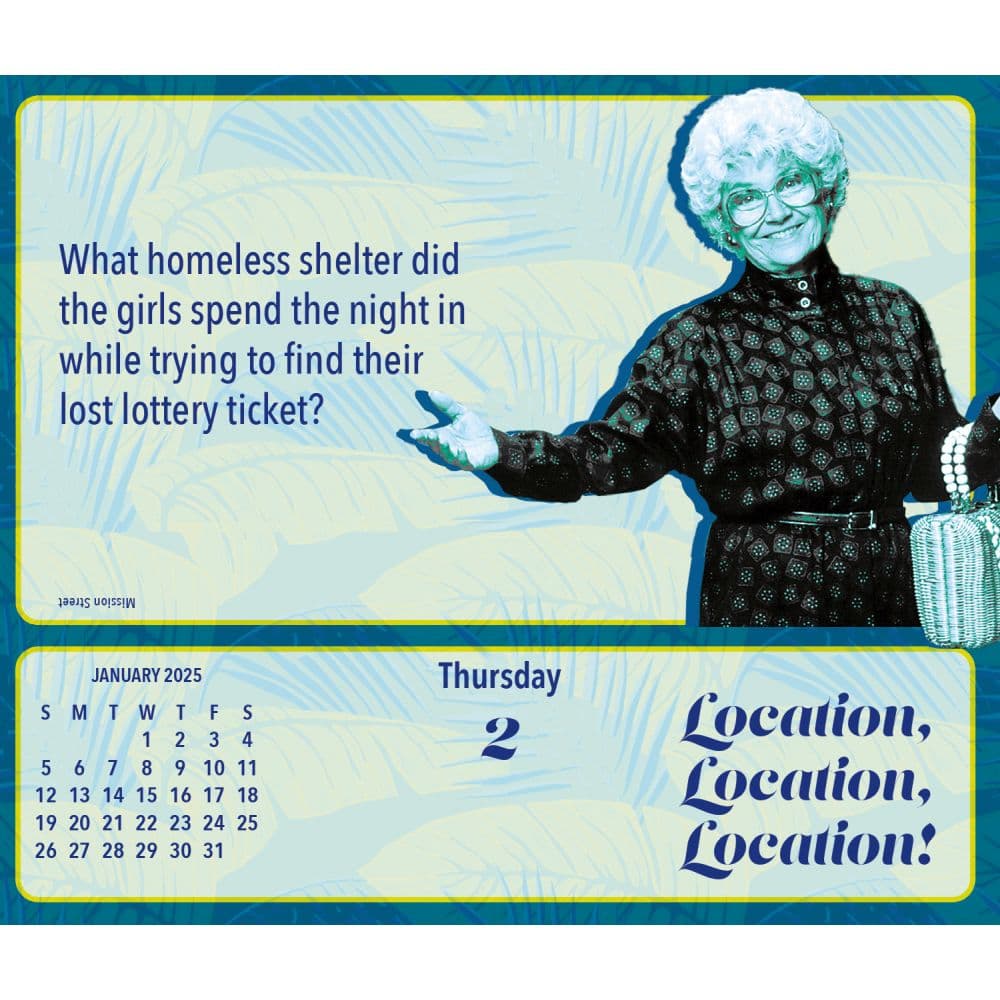 Golden Girls 2025 Desk Calendar Third Alternate Image width="1000" height="1000"