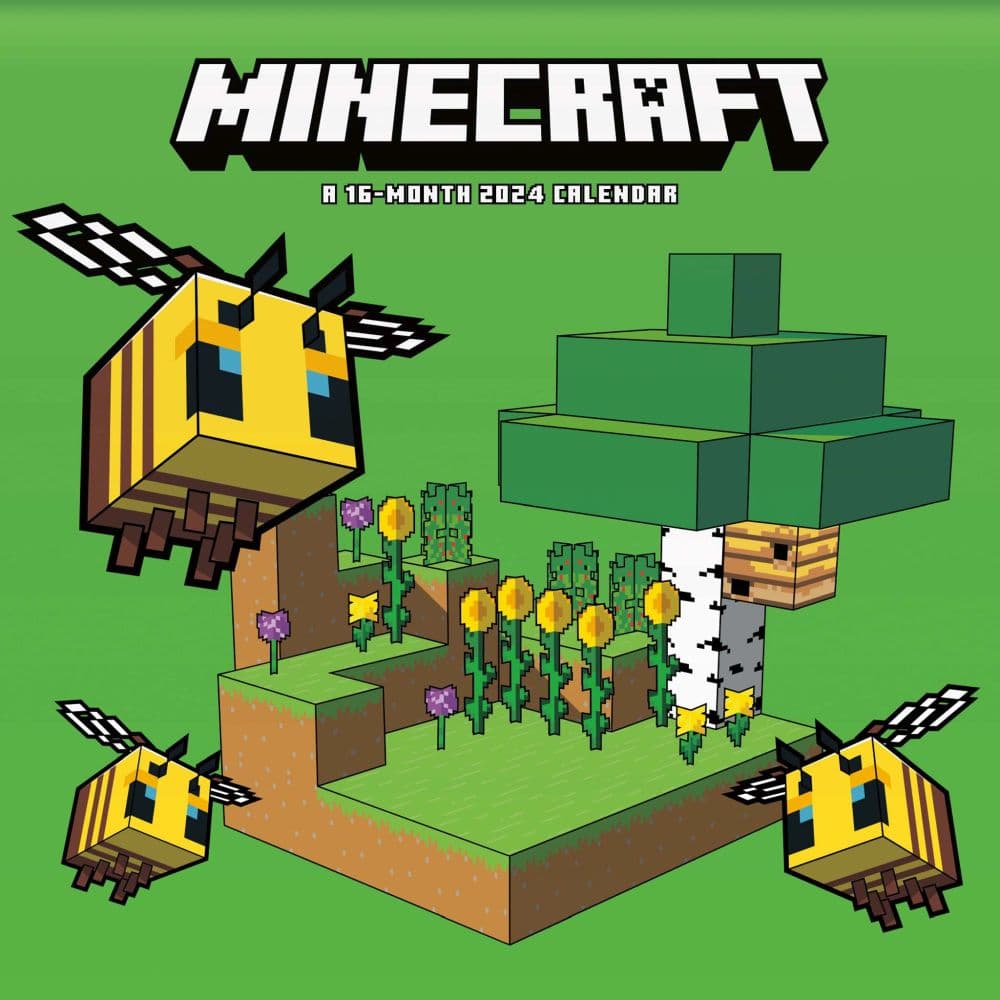 Minecraft 2024 Mini Wall Calendar - Calendars.com