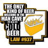 image Man Cave Beer Magnet Main Image