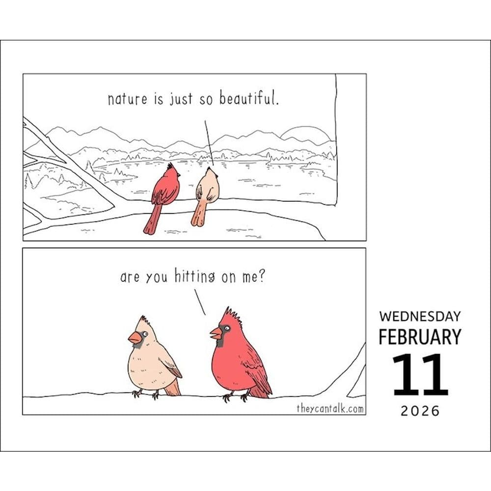 They Can Talk Comic 2026 Desk Calendar Second Alternate Image
