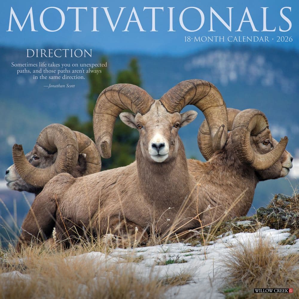 Motivationals 2026 Wall Calendar Main Image