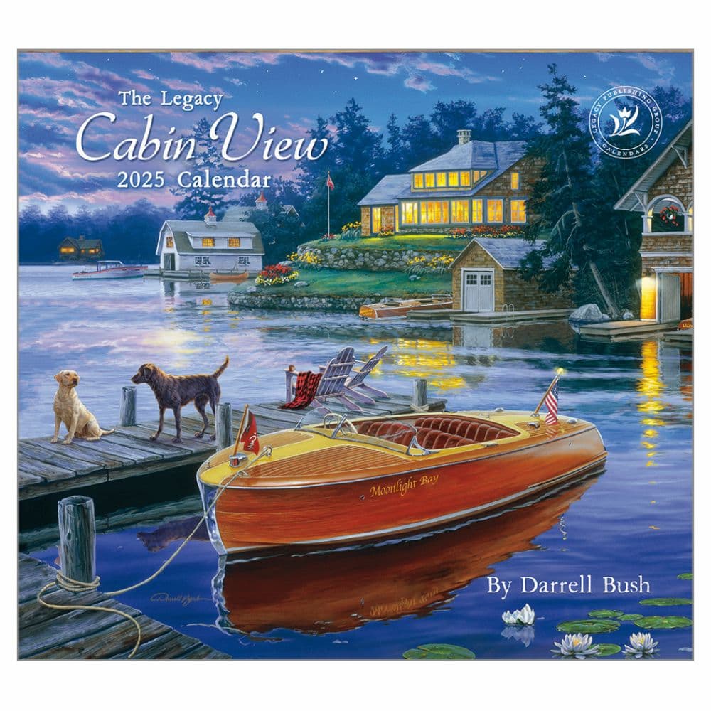 Cabin View Bush 2025 Wall Calendar