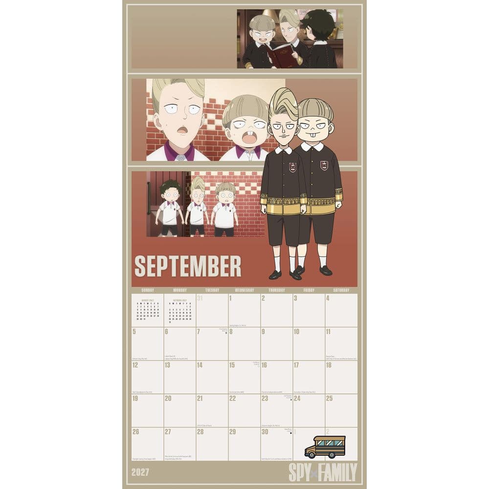 Spy X Family 2027 Wall Calendar 
Third Alternate Image