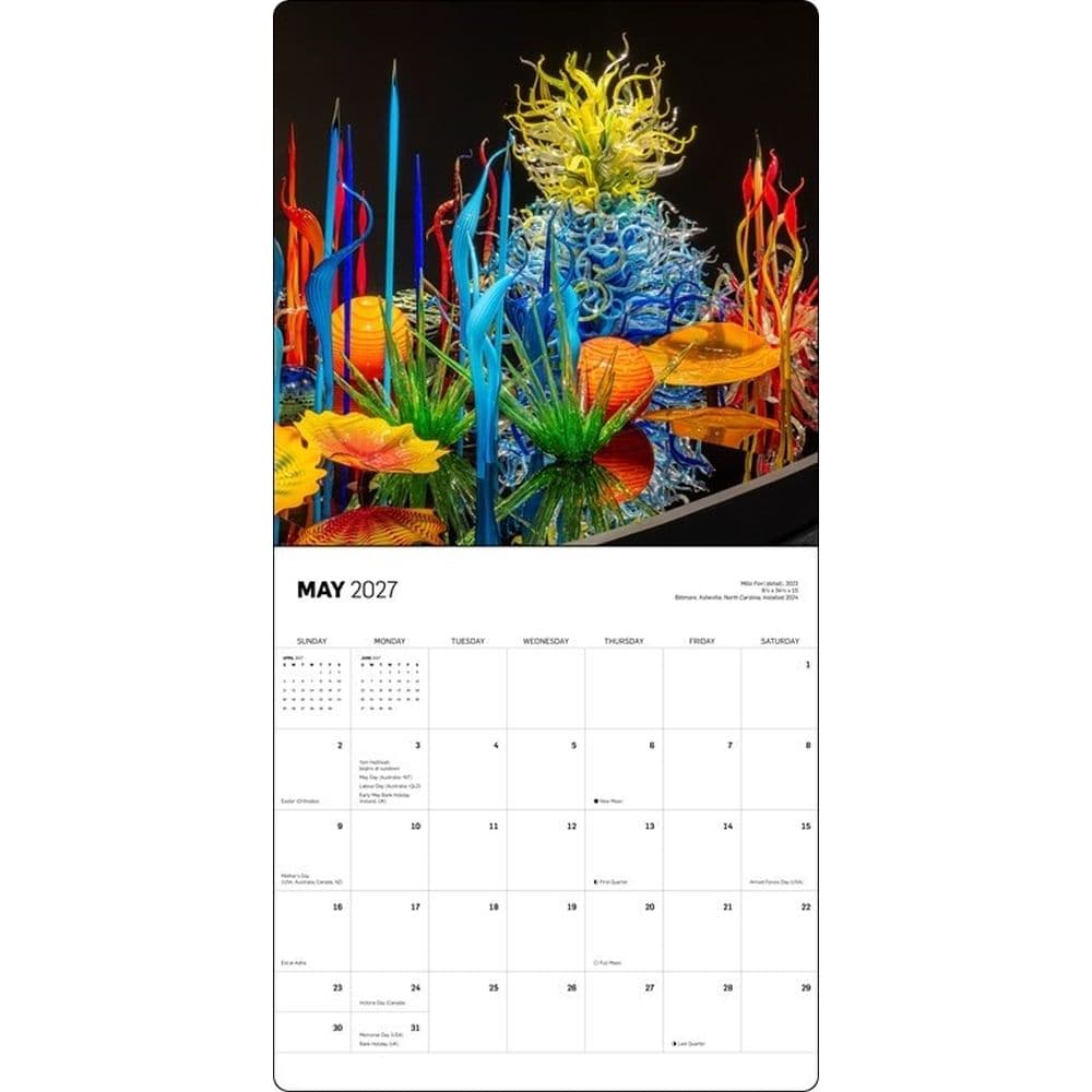 Chihuly 2027 Wall Calendar Fourth Alternate Image