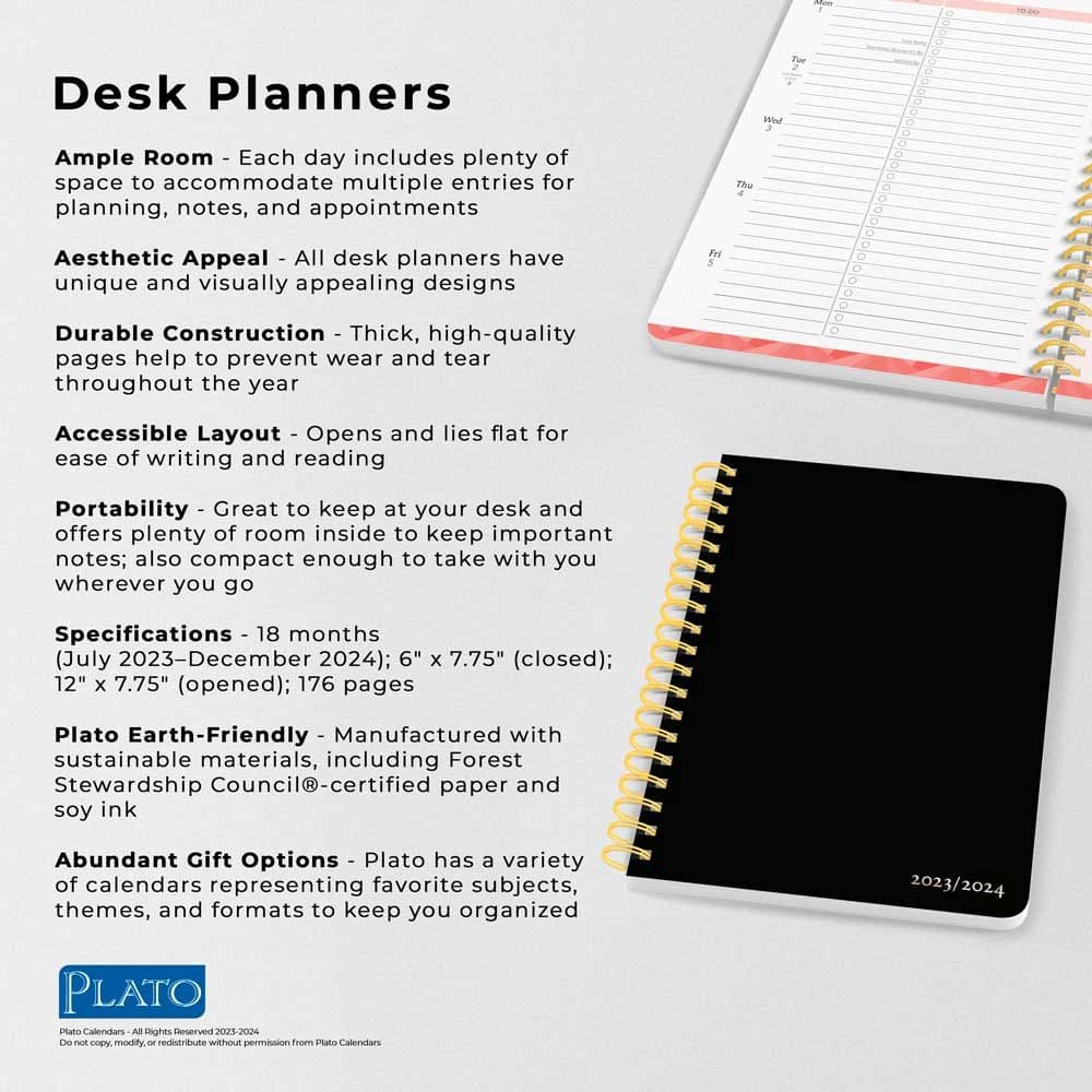 Black Solid Plato 2024 Engagement Planner Fourth Alternate Image width=&quot;1000&quot; height=&quot;1000&quot;
