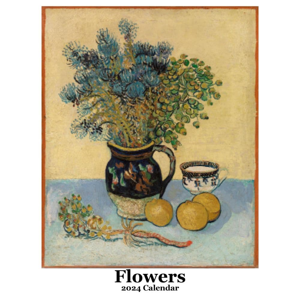 Flowers 2024 Square Wall Calendar