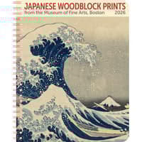 image Japanese Woodblocks Museum of Fine Arts Boston 2026 Monthly Planner Main Image