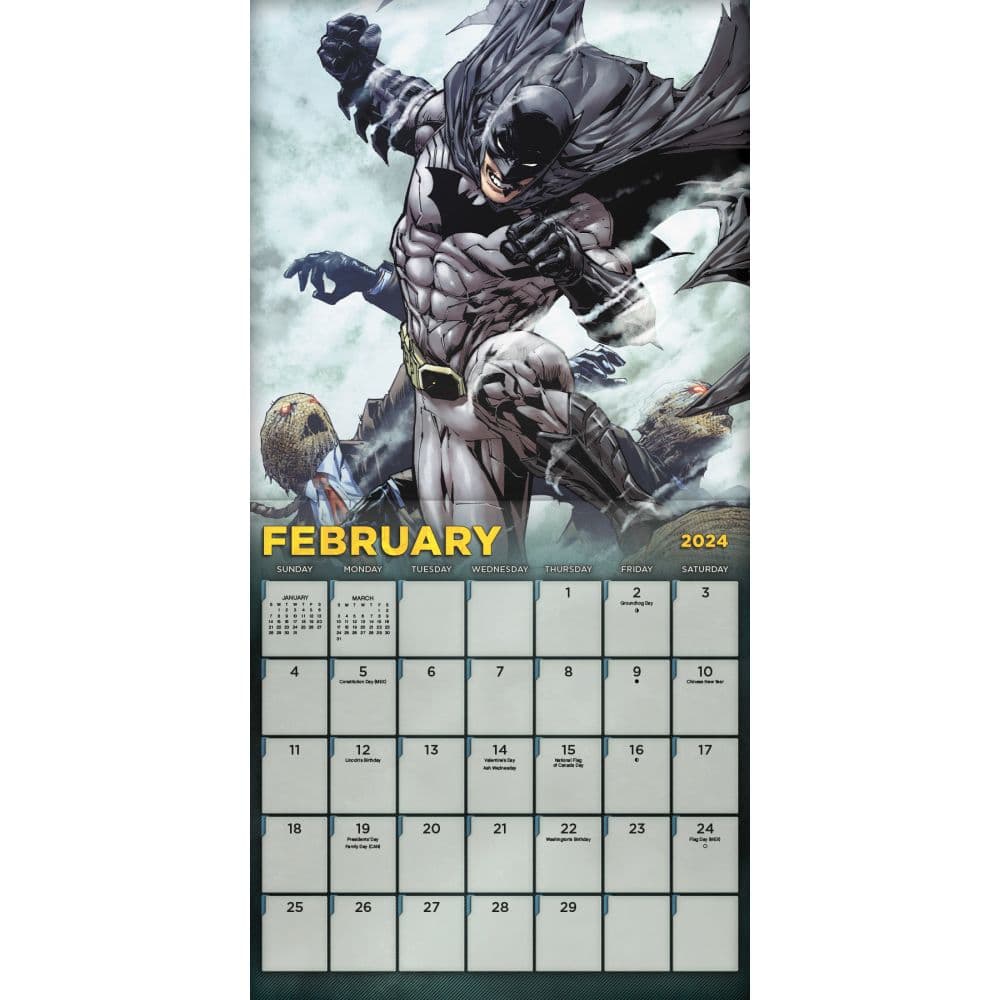 Batman 2024 Wall Calendar Alternate Image 4