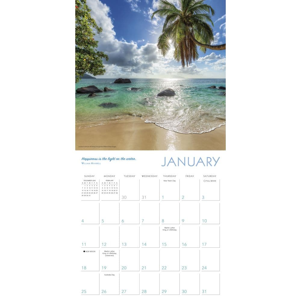 Islands in the Sun 2026 Wall Calendar Fourth Alternate Image