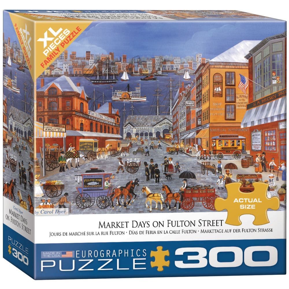 Market Days Fulton Carol Dyer OS 300pc Puzzle