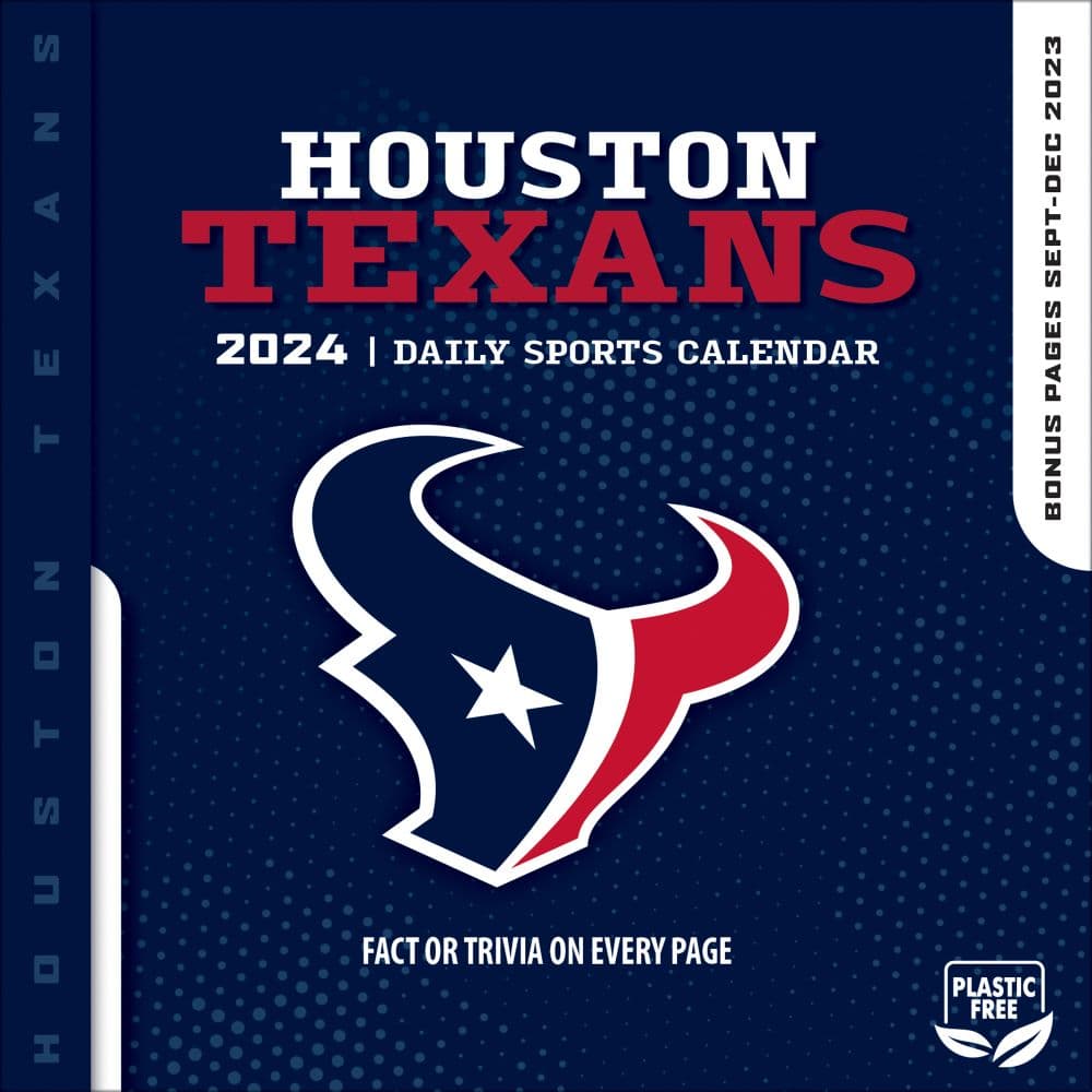 Houston Texans 2024 Desk Calendar - Calendars.com