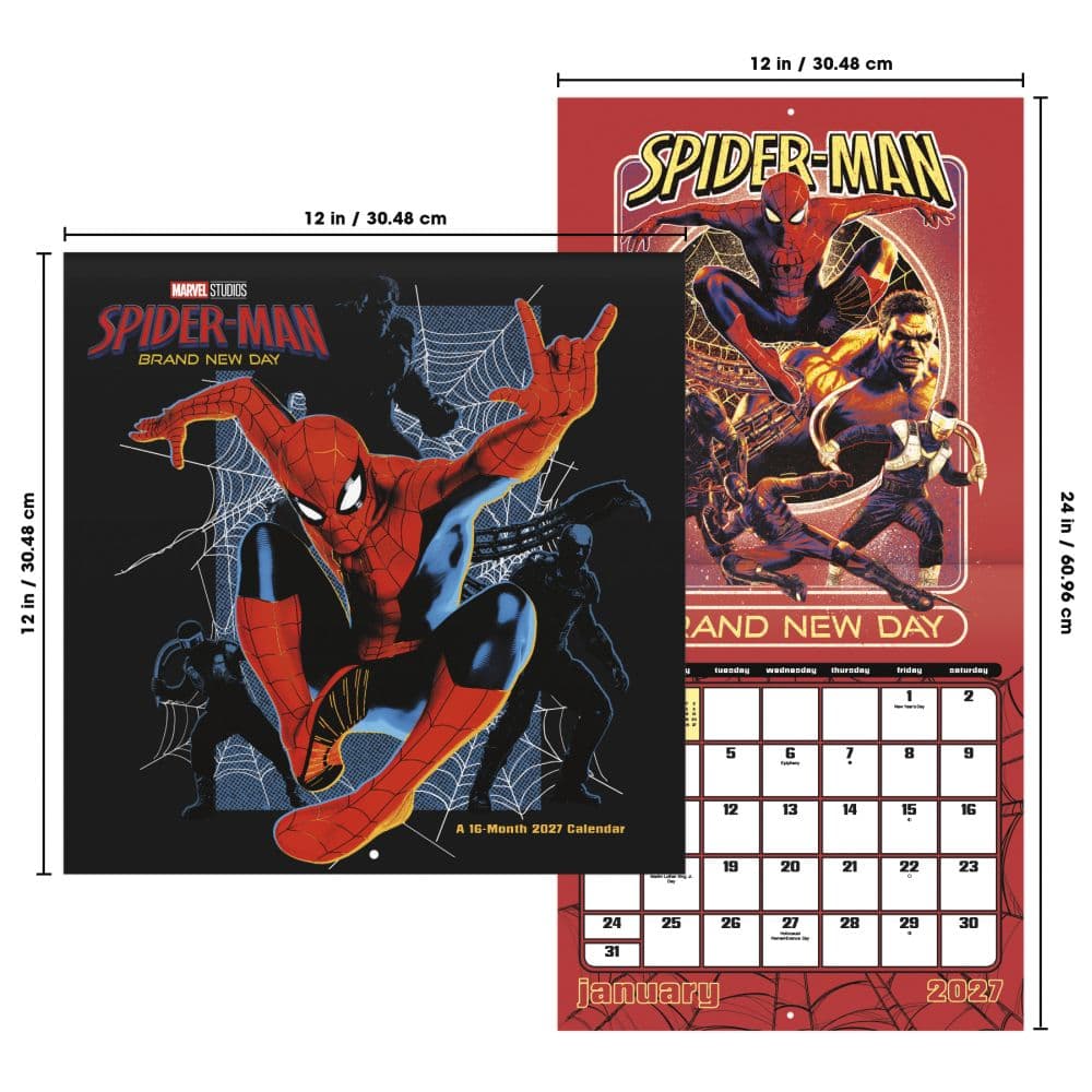Spider-Man Brand New Day 2027 Wall Calendar Sixth Alternate Image