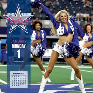 2022 Dallas Cowboys Cheerleaders Wall Calendar