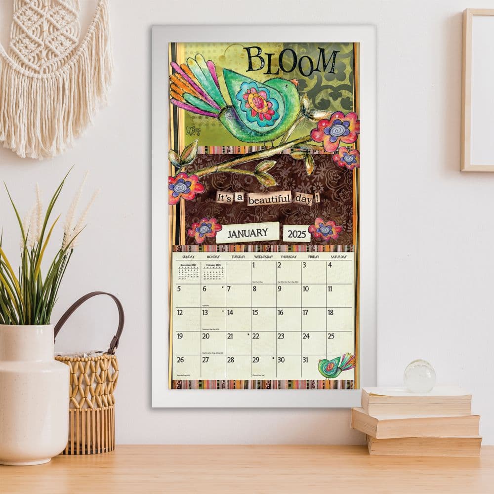 Color My World 2025 Wall Calendar by Lisa Kaus_ALT4