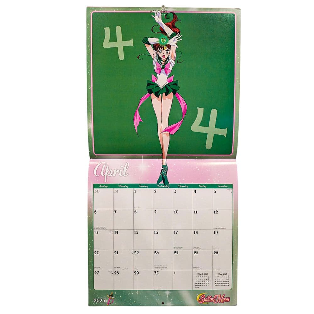 Sailor Moon 2025 Wall Calendar Seventh Alternate Image