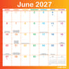 image Rainbow Magic Grip 2027 Wall Calendar Sixth Alternate Image