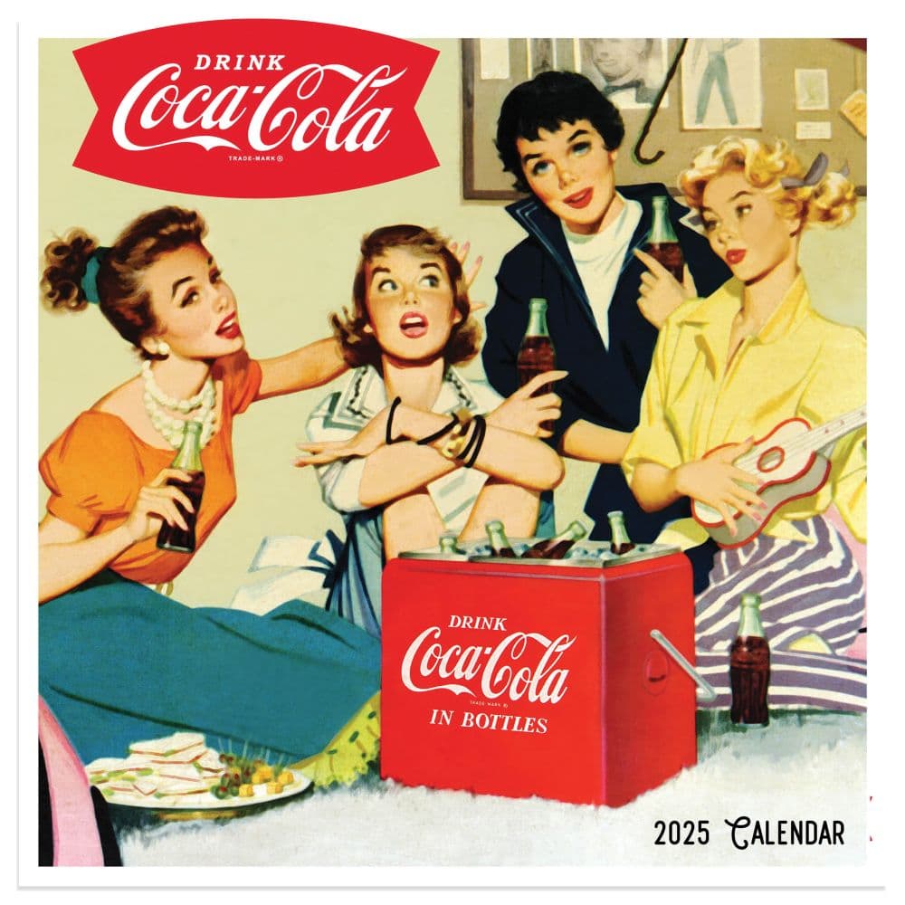 Coca Cola Nostalgia 2025 Mini Wall Calendar - Calendars.com