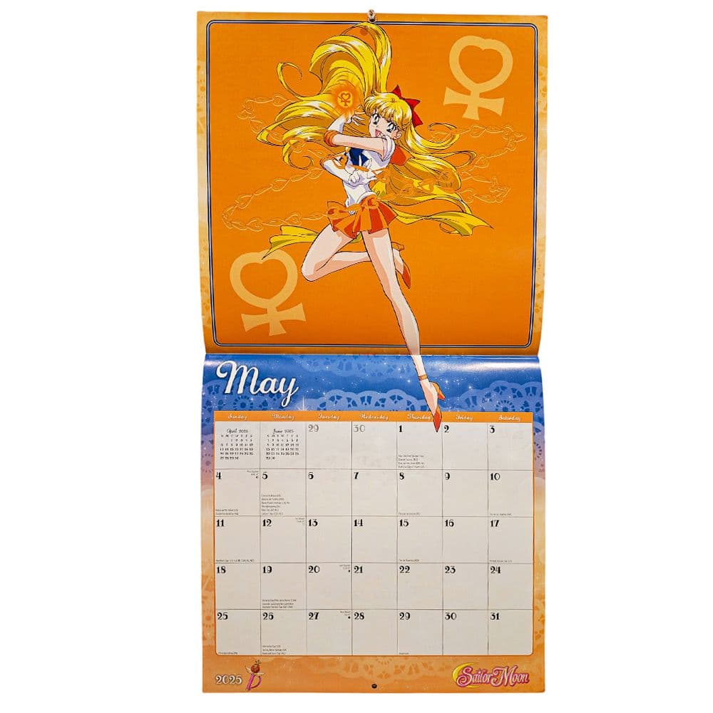 Sailor Moon 2025 Wall Calendar Eighth Alternate Image