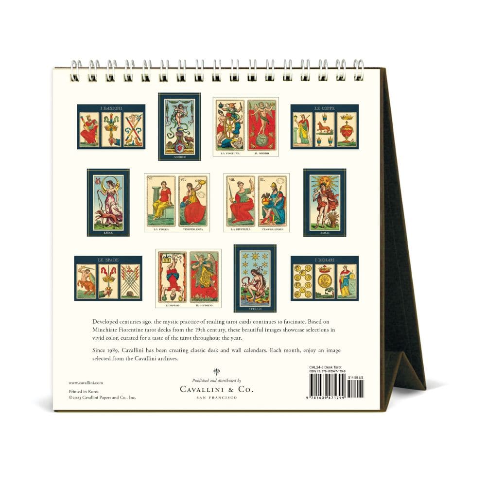 Tarot 2024 Easel Desk Calendar