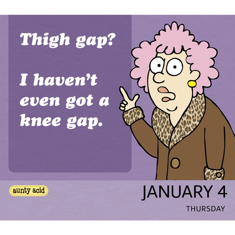 Aunty Acid 2024 Desk Calendar