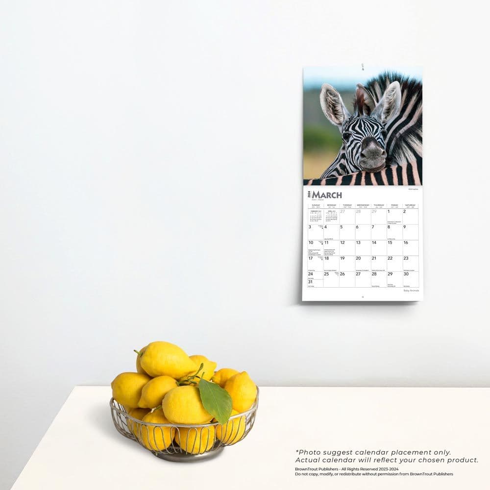 Baby Animals 2024 Mini Wall Calendar Third Alternate Image width=&quot;1000&quot; height=&quot;1000&quot;